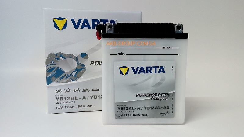 VARTA YB12AL-A 12v 12Аh 160A